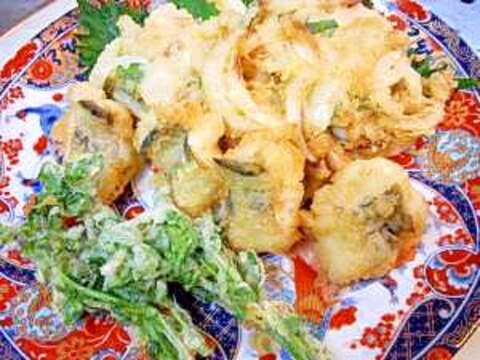 サバの旨みを衣に包んだ♪　「焼サバのかき揚げ｣